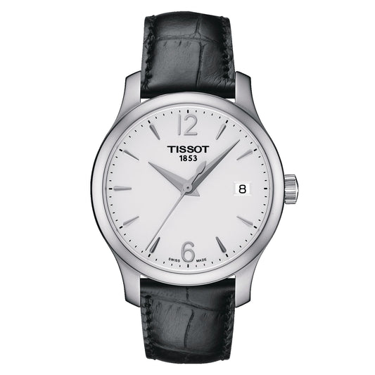 Tissot Tradition Lady (Leather, Black) Arabic And Indexes