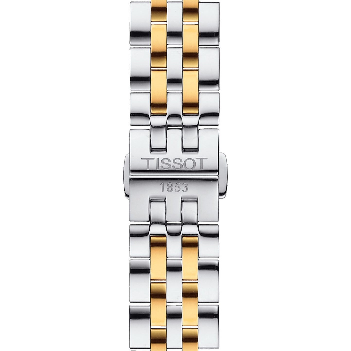 Tissot Tradition Lady (Stainless Steel, Grey/Yellow Gold 1N14) Arabic And Indexes