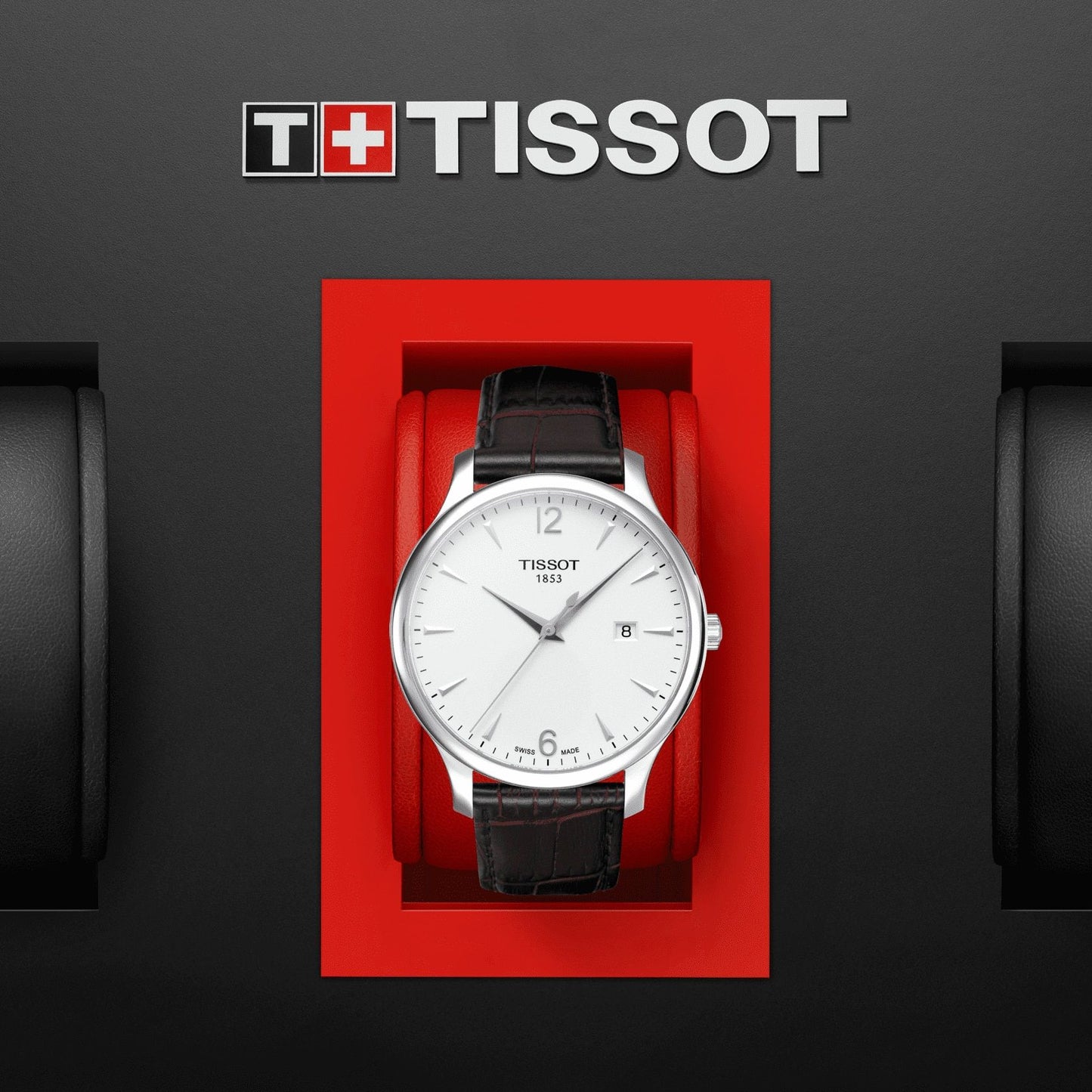 Tissot Tradition (Leather, Brown) Arabic And Indexes