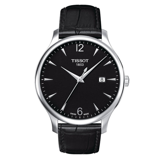 Tissot Tradition (Leather, Black) Arabic And Indexes