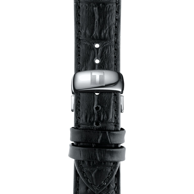 Tissot Tradition (Leather, Black) Roman And Indexes