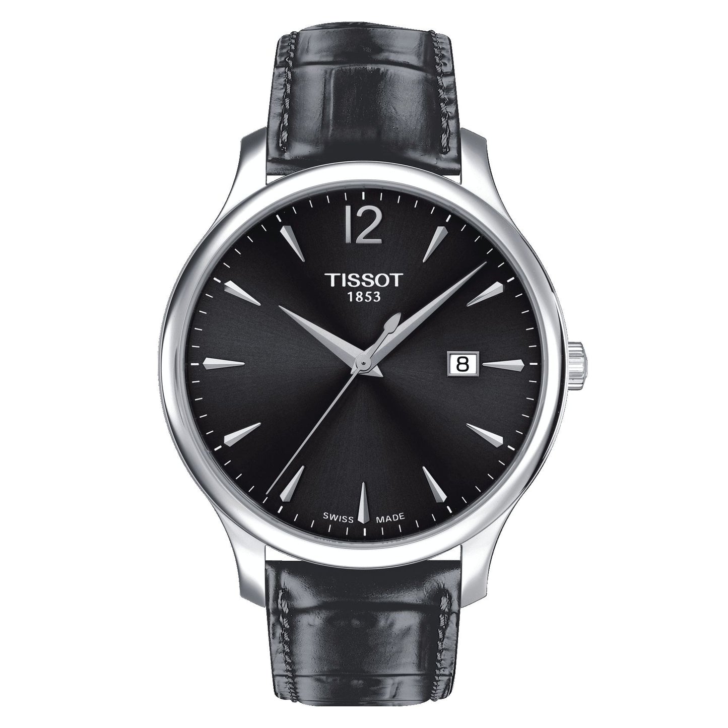 Tissot Tradition (Leather, Grey) Arabic And Indexes