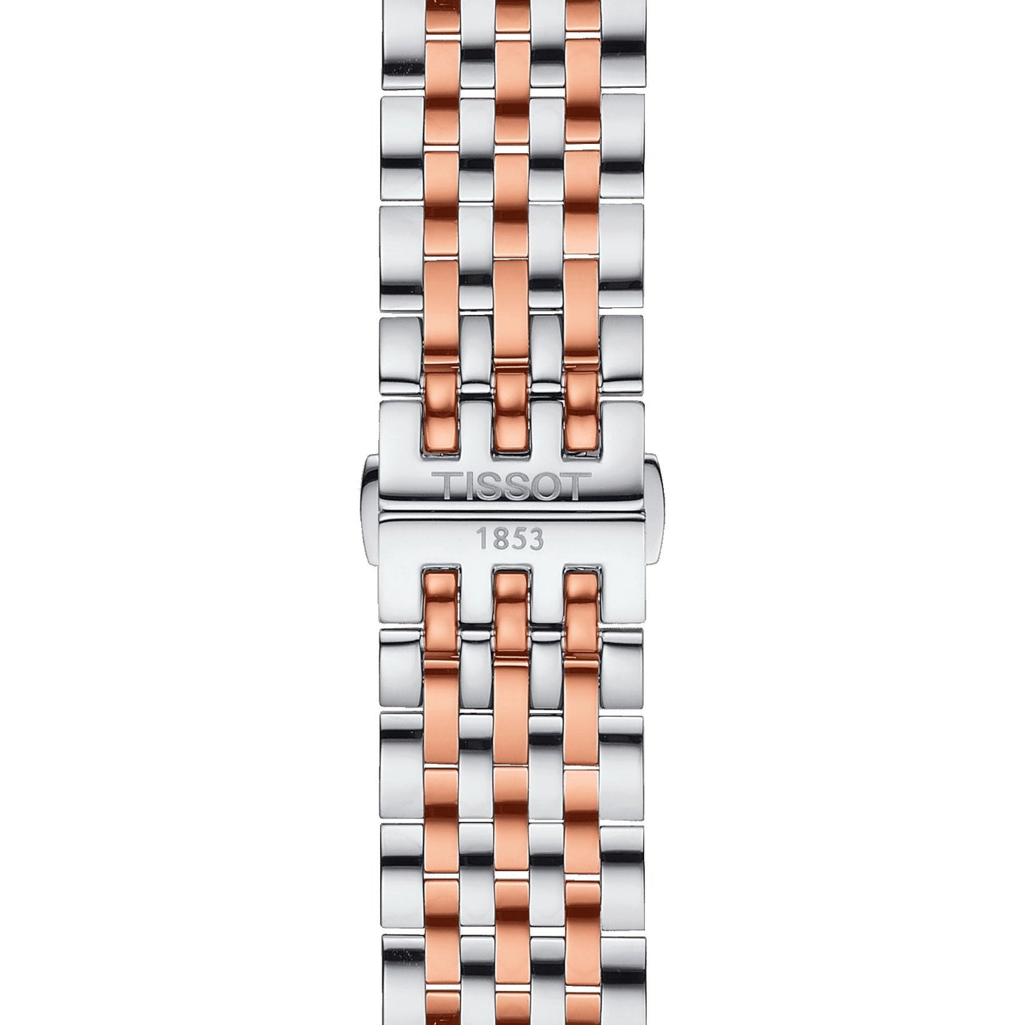 Tissot Tradition (Stainless Steel, Grey/Rose Gold 5N) Arabic And Indexes