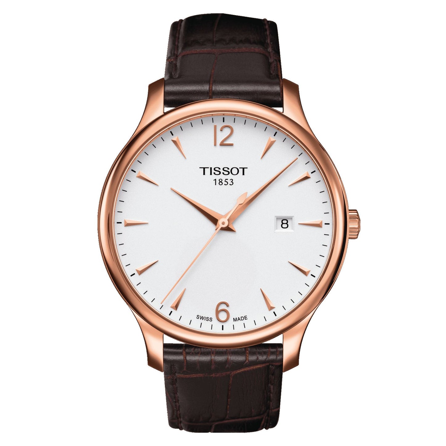 Tissot Tradition (Leather, Brown) Arabic And Indexes