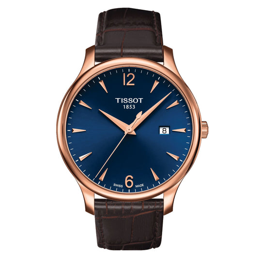 Tissot Tradition (Leather, Brown) Arabic And Indexes