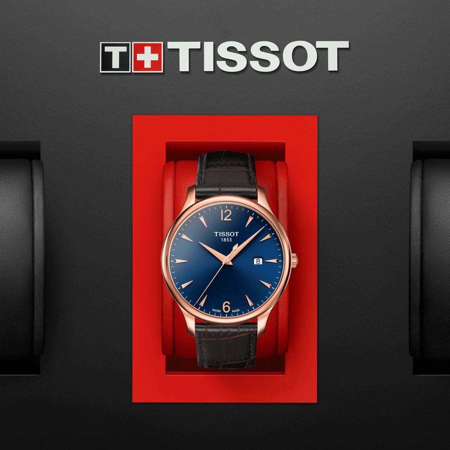 Tissot Tradition (Leather, Brown) Arabic And Indexes