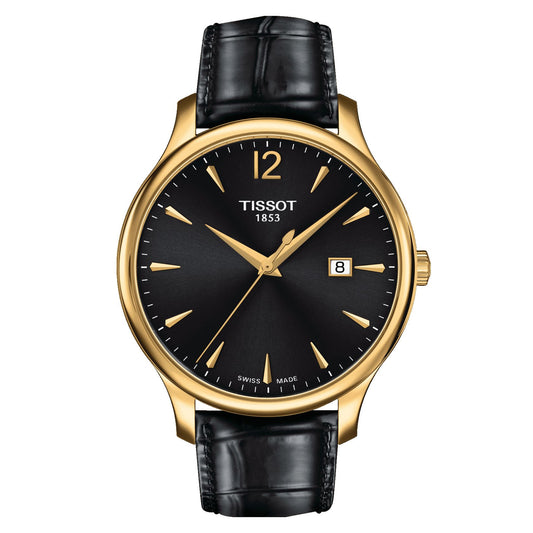 Tissot Tradition (Leather, Black) Arabic And Indexes