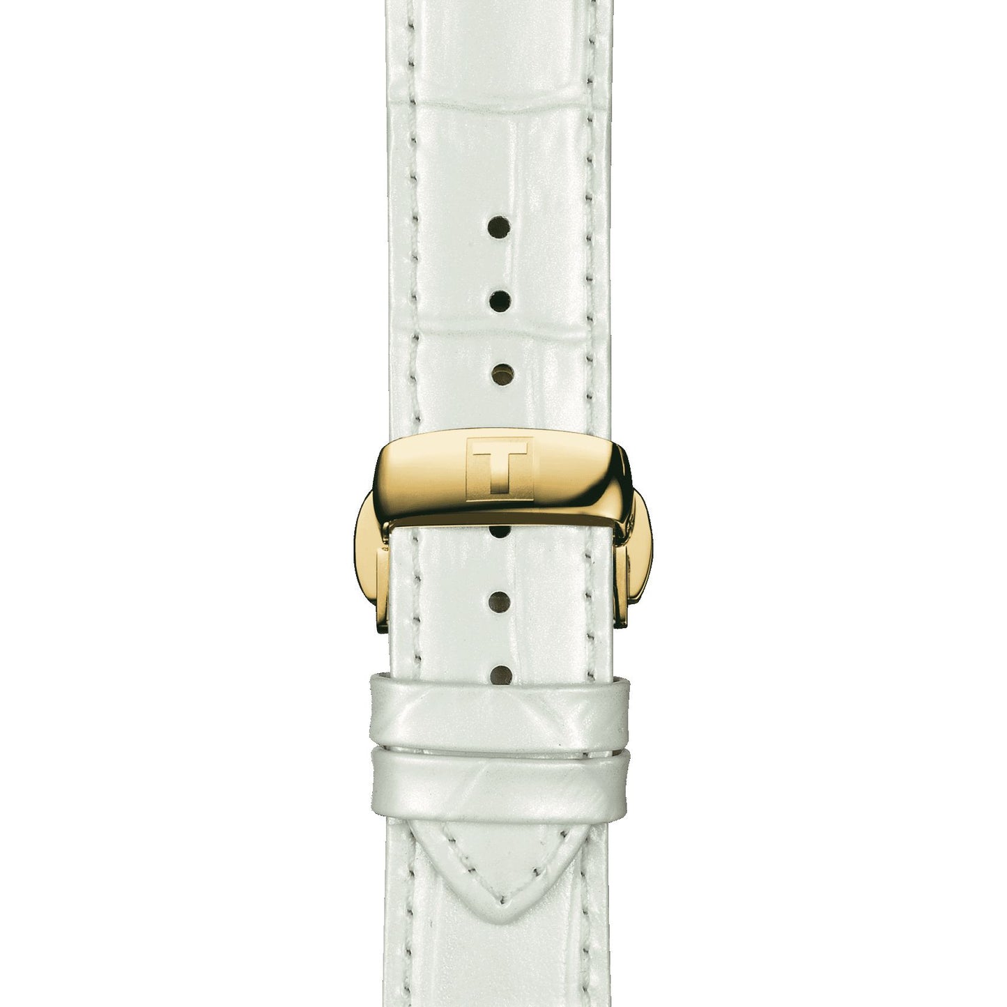 Tissot Tradition (Leather, White) Indexes And Diamonds