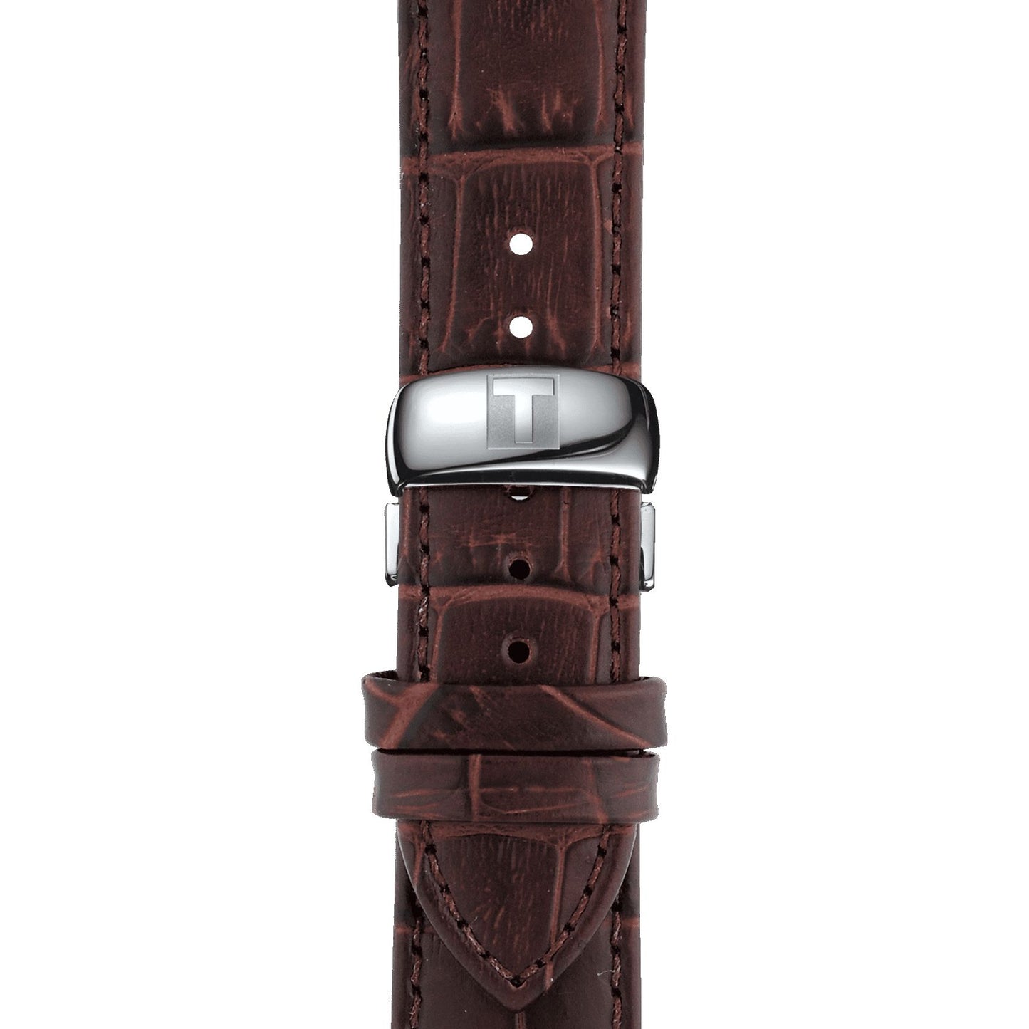 Tissot Tradition Gmt (Leather, Brown) Arabic And Indexes