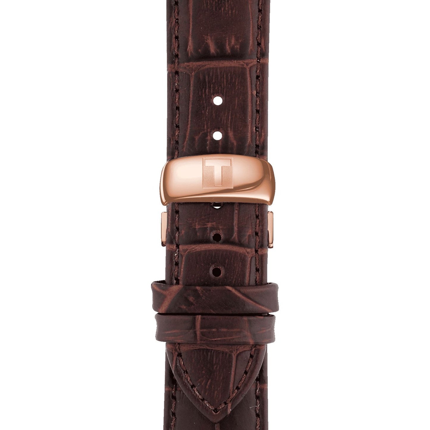 Tissot Tradition Gmt (Leather, Brown) Arabic And Indexes