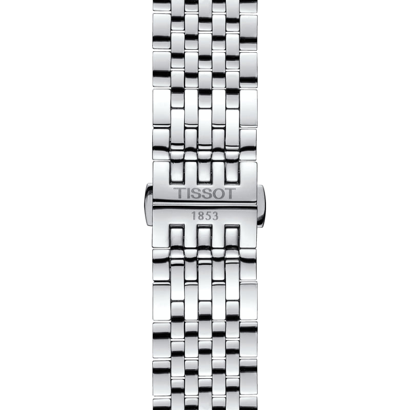 Tissot Tradition Powermatic 80 Open Heart (Stainless Steel, Grey) Roman And Indexes