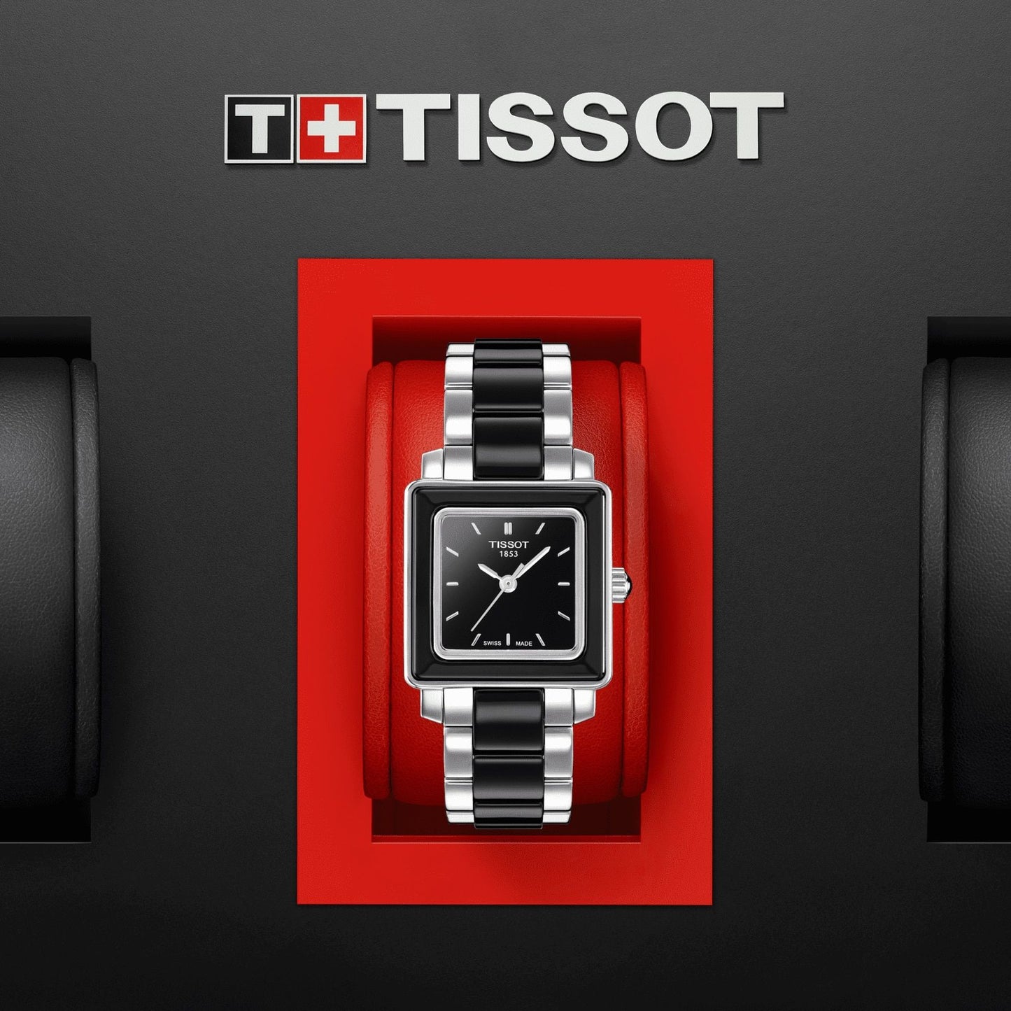 Tissot Cera (Ceramic, Grey/Black) Indexes