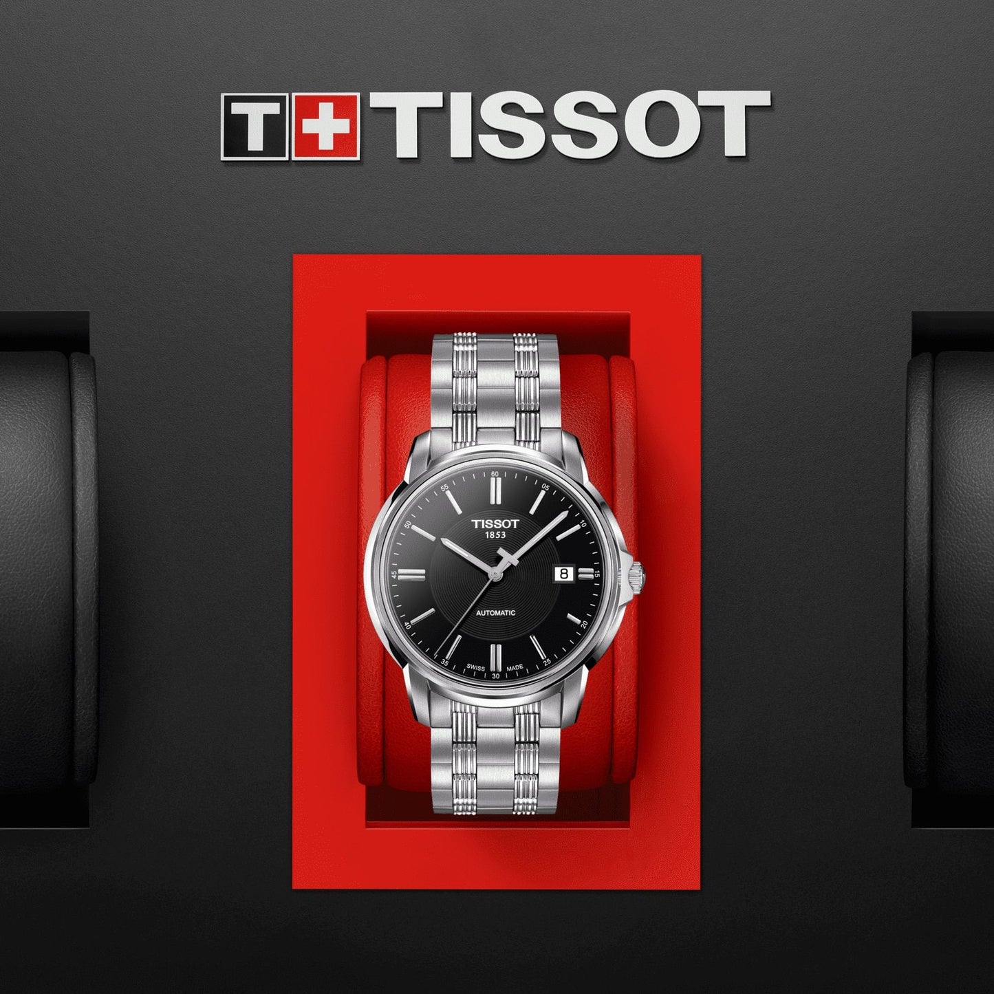 Tissot Automatics IIi Date (Stainless Steel, Grey) Indexes