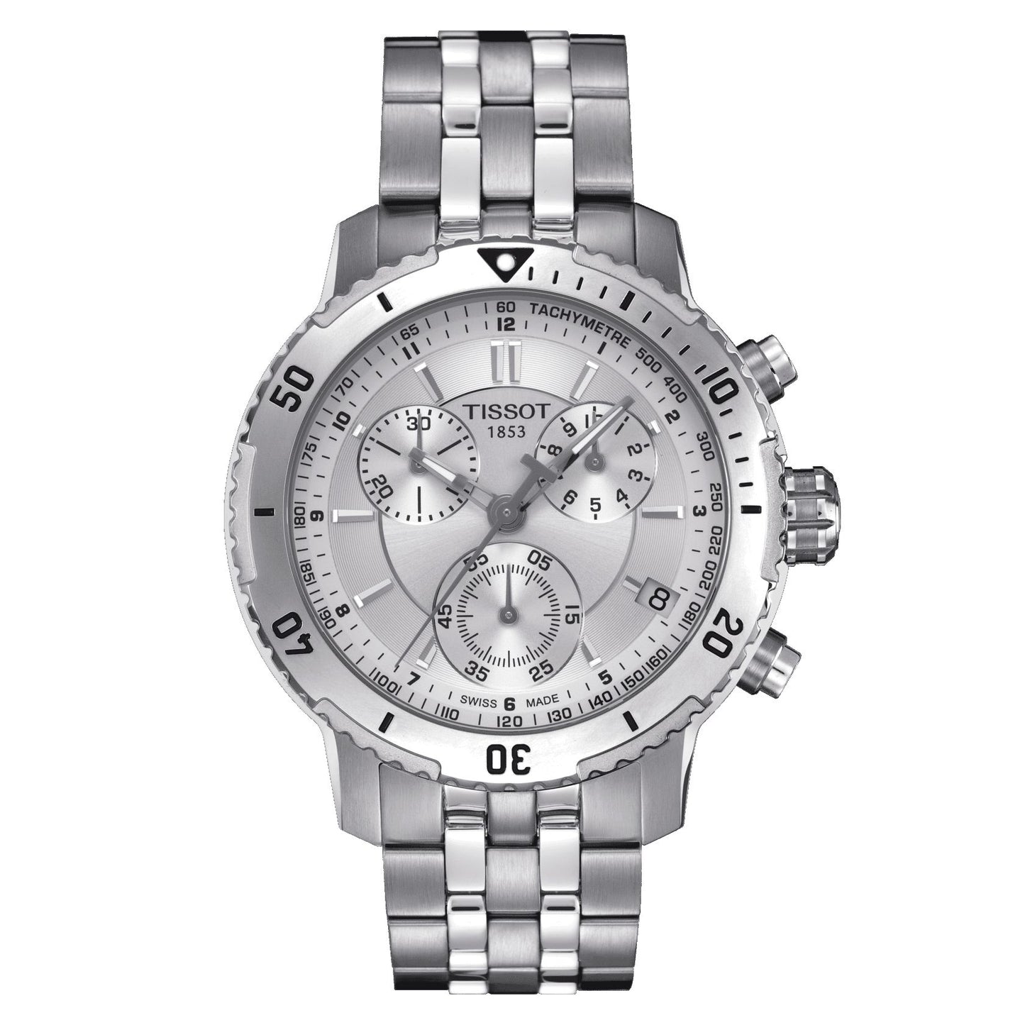 Tissot Prs 200 (Stainless Steel, Grey) Indexes