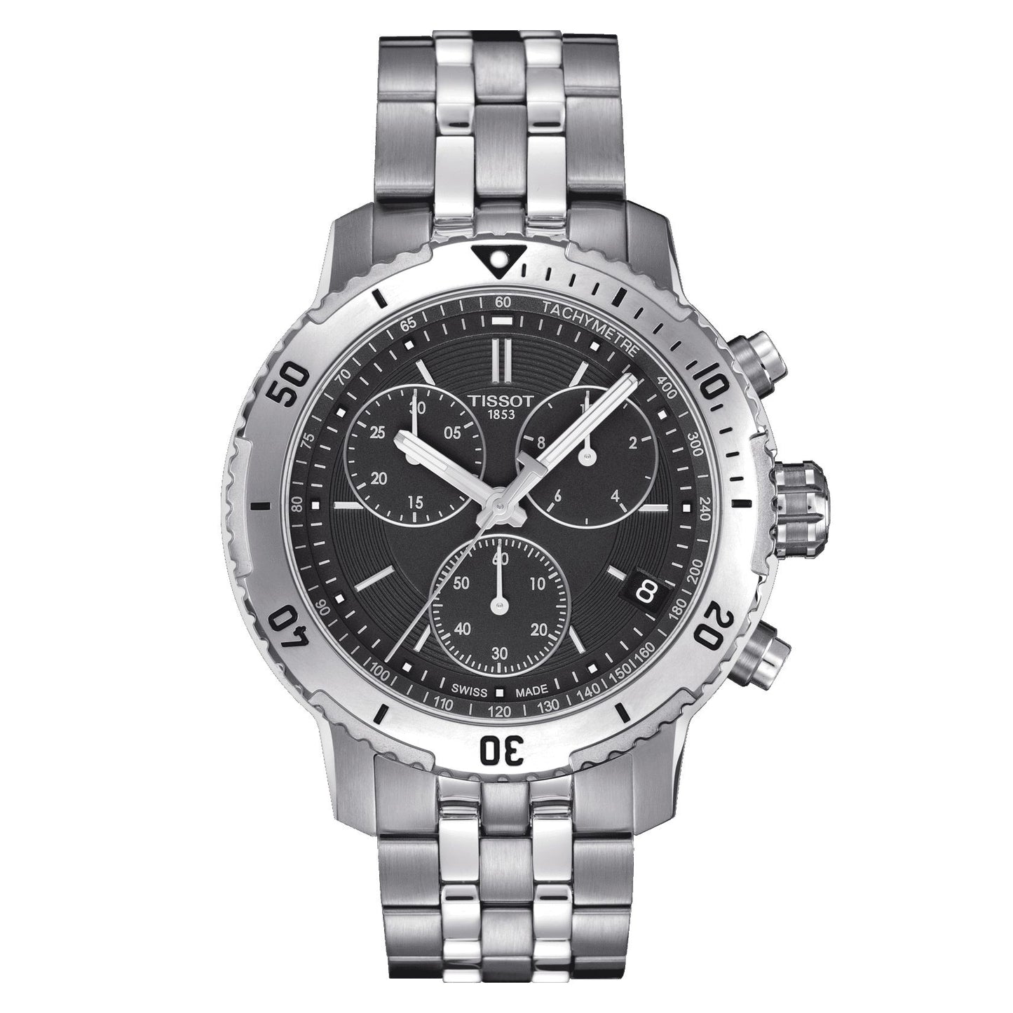 Tissot Prs 200 (Stainless Steel, Grey) Indexes