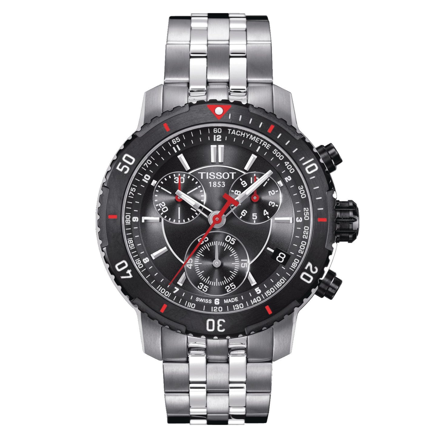 Tissot Prs 200 (Stainless Steel, Grey) Indexes