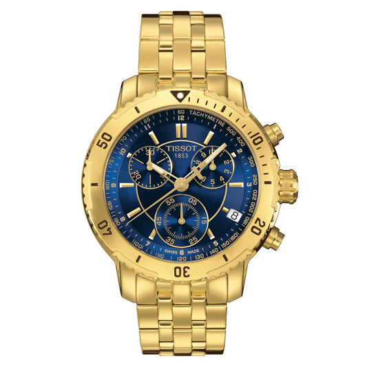 Tissot Prs 200 (Stainless Steel, Yellow Gold 1N14) Indexes