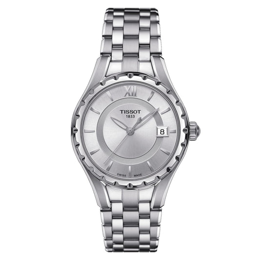 Tissot Lady (Stainless Steel, Grey) Roman And Indexes