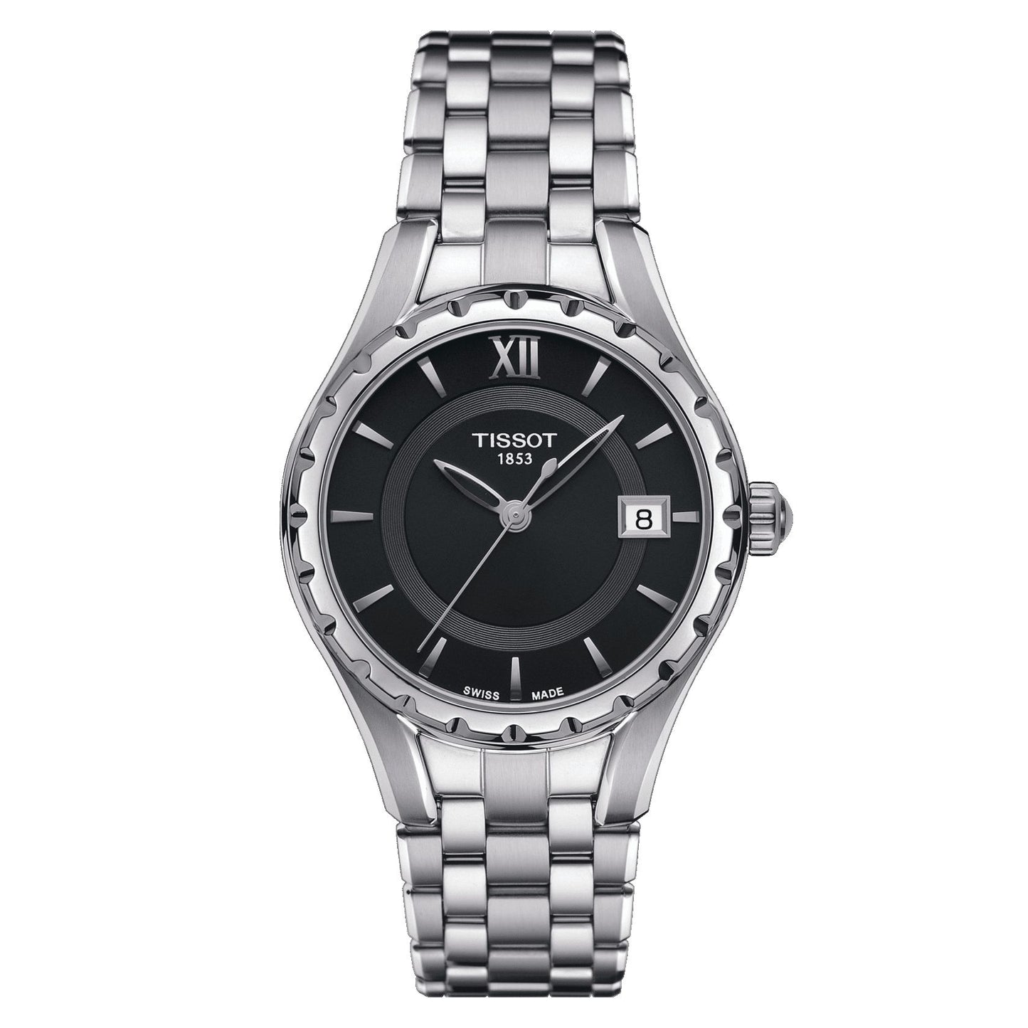 Tissot Lady (Stainless Steel, Grey) Roman And Indexes