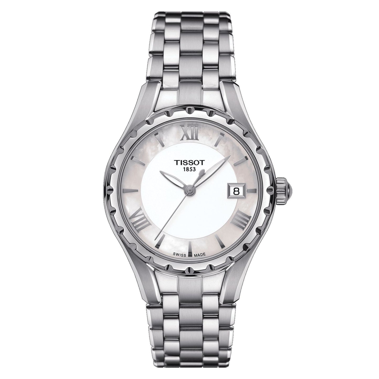 Tissot Lady (Stainless Steel, Grey) Roman And Indexes
