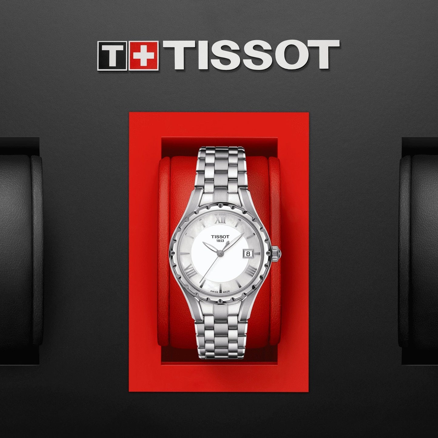 Tissot Lady (Stainless Steel, Grey) Roman And Indexes