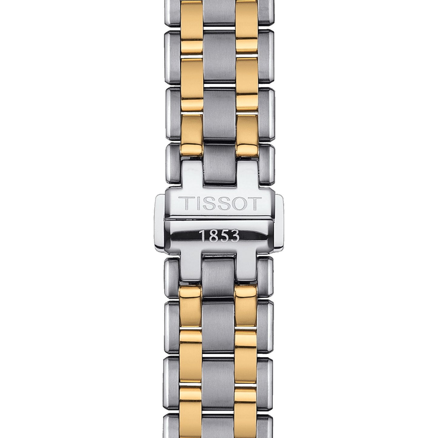 Tissot Lady (Stainless Steel, Grey/Yellow Gold 1N14) Roman And Indexes