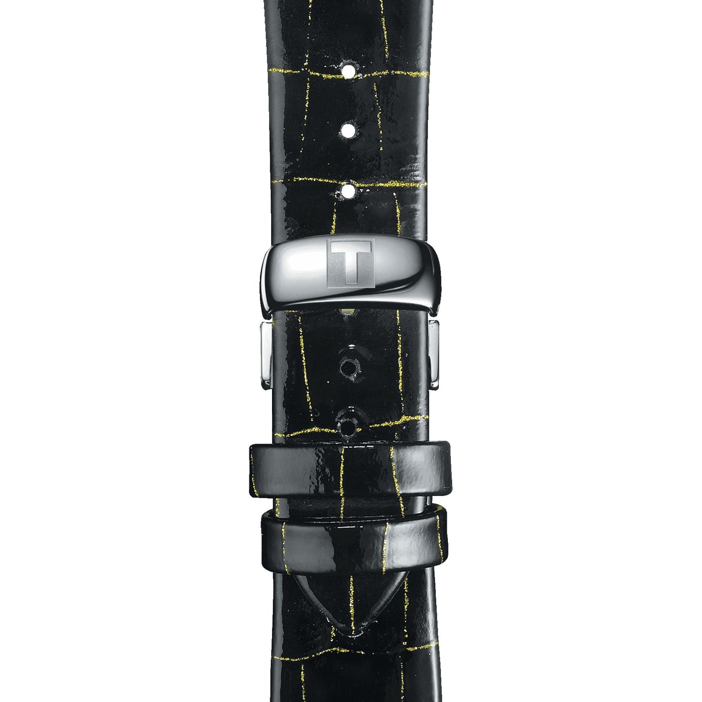 Tissot T10 (Leather, Black/Golded) Arabic And Indexes