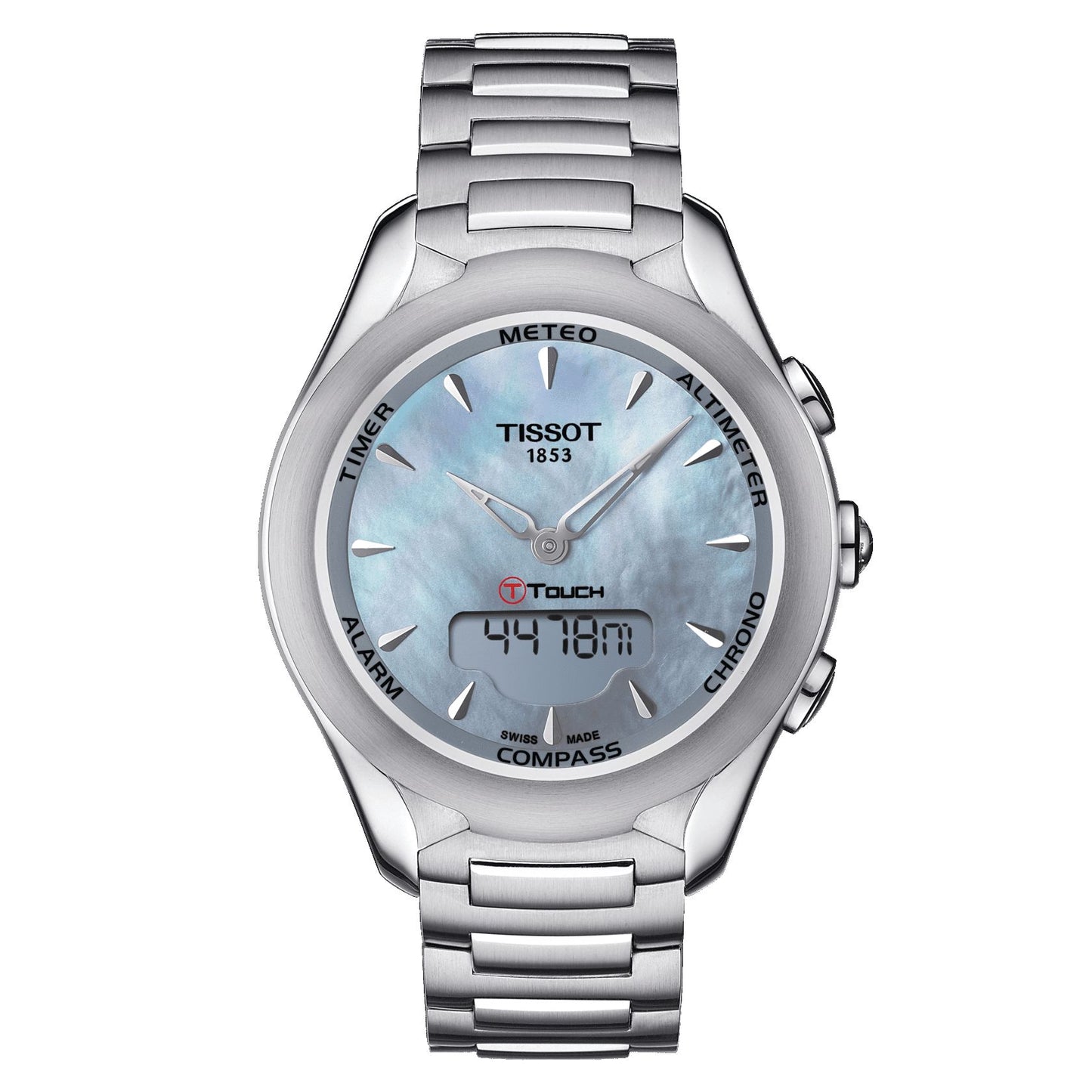 Tissot T-Touch Lady Solar (Stainless Steel, Grey) Indexes