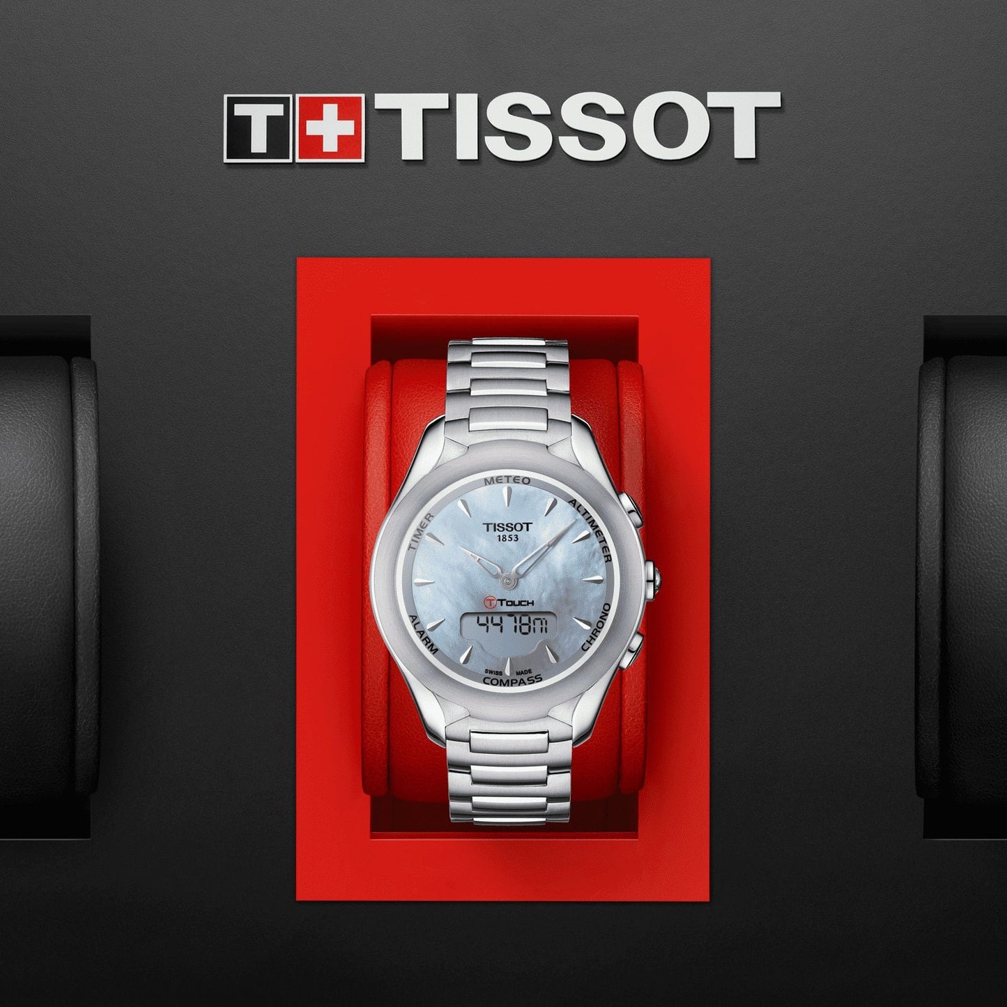 Tissot T-Touch Lady Solar (Stainless Steel, Grey) Indexes