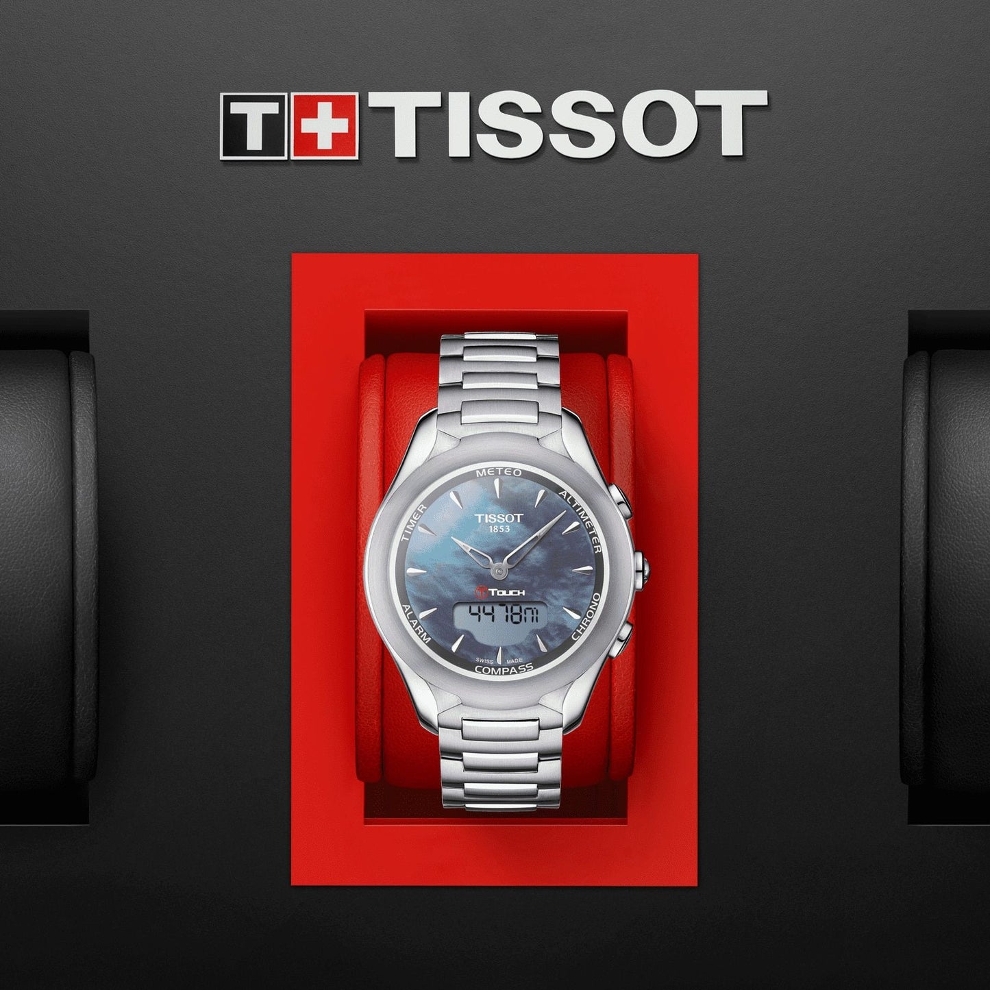 Tissot T-Touch Lady Solar (Stainless Steel, Grey) Indexes