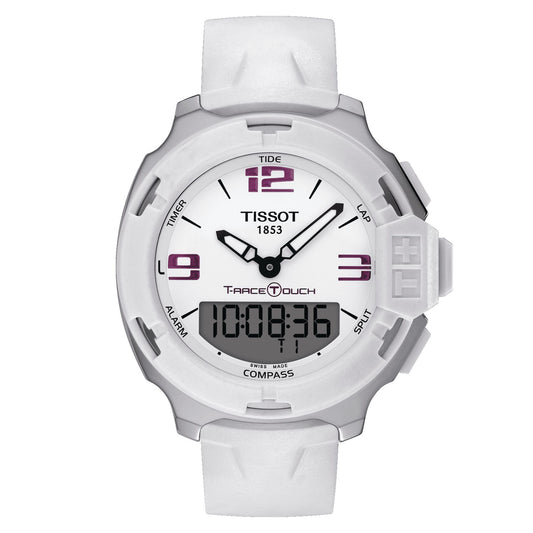 Tissot T-Race Touch (Pvd, White) Arabic And Indexes