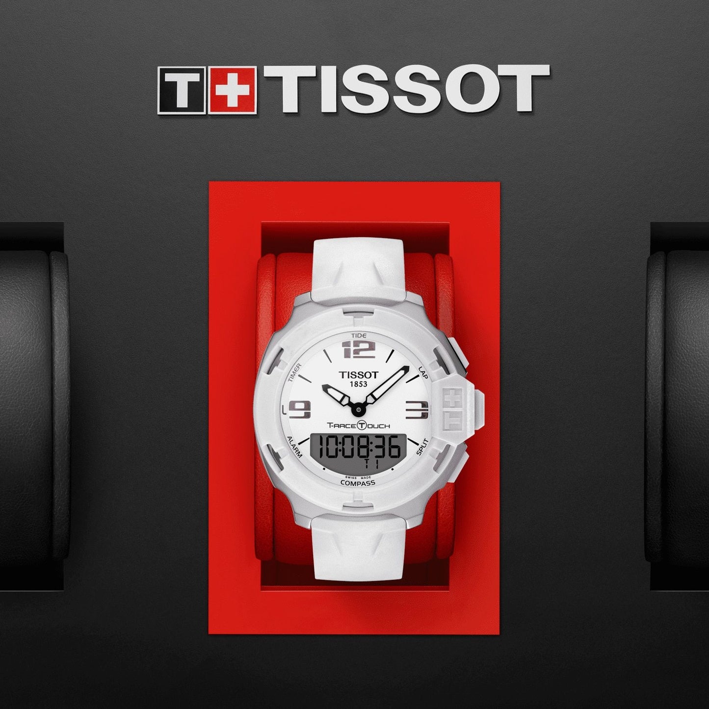 Tissot T-Race Touch (Pvd, White) Arabic And Indexes