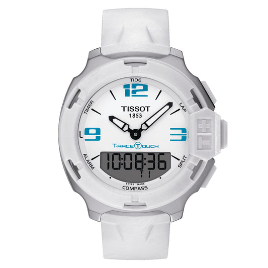Tissot T-Race Touch (Pvd, White) Arabic And Indexes