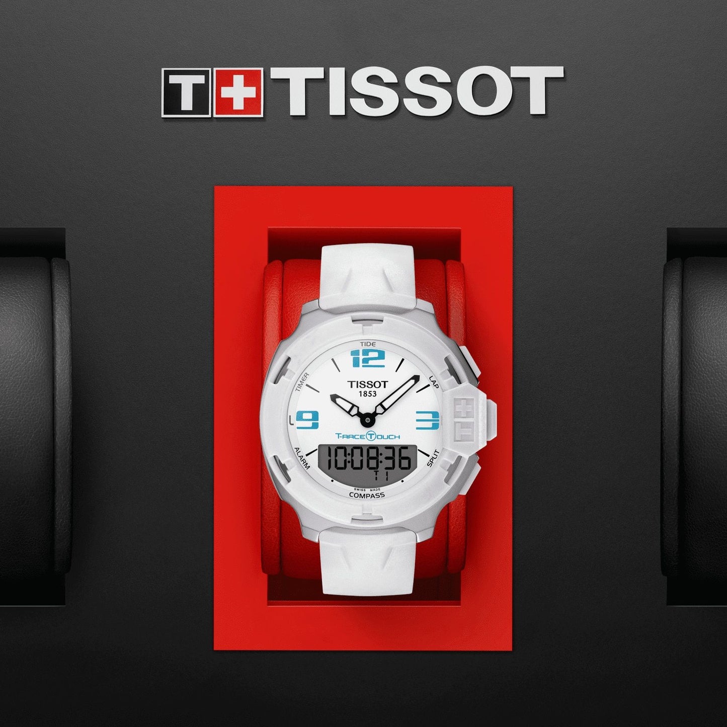 Tissot T-Race Touch (Pvd, White) Arabic And Indexes