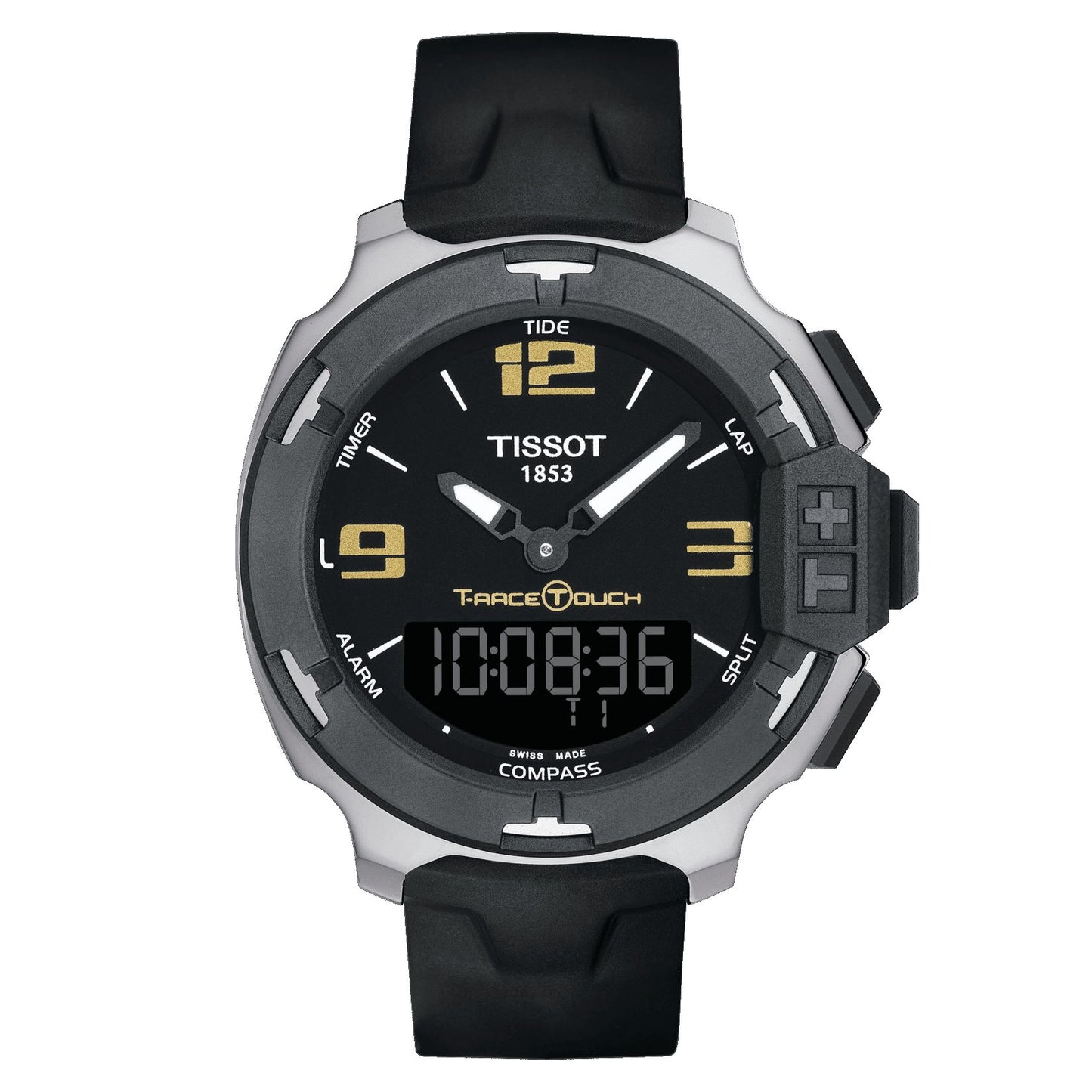 Tissot T-Race Touch (Silicone, Black) Arabic And Indexes