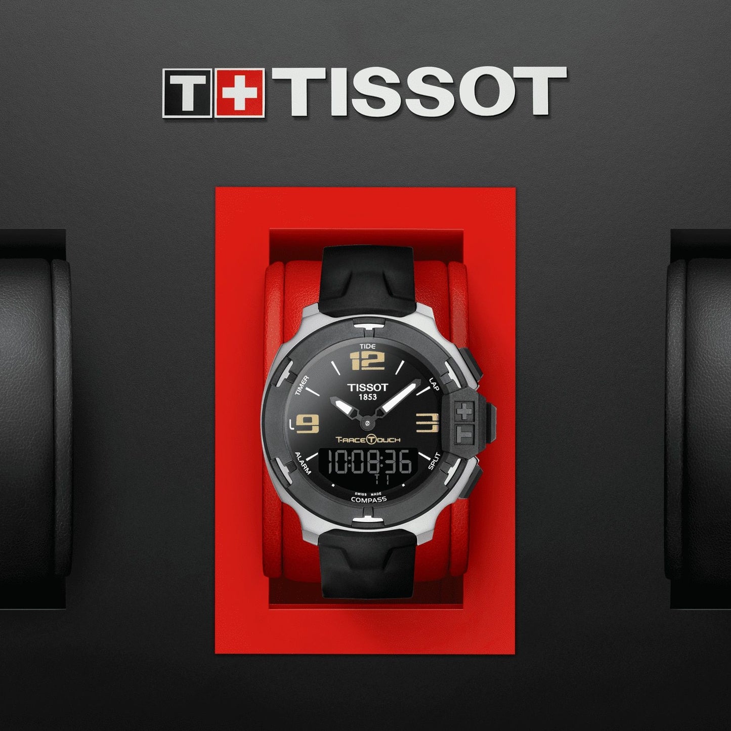 Tissot T-Race Touch (Silicone, Black) Arabic And Indexes
