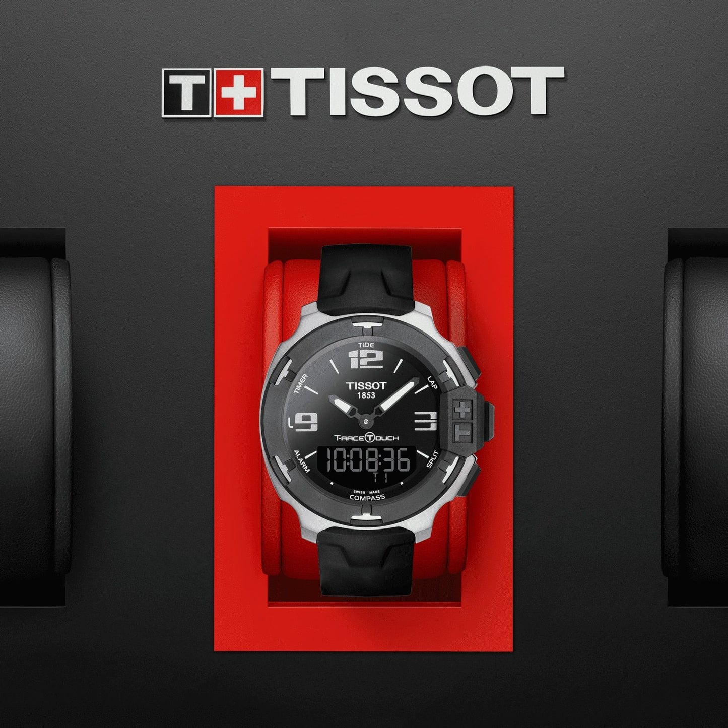 Tissot T-Race Touch (Silicone, Black) Arabic And Indexes