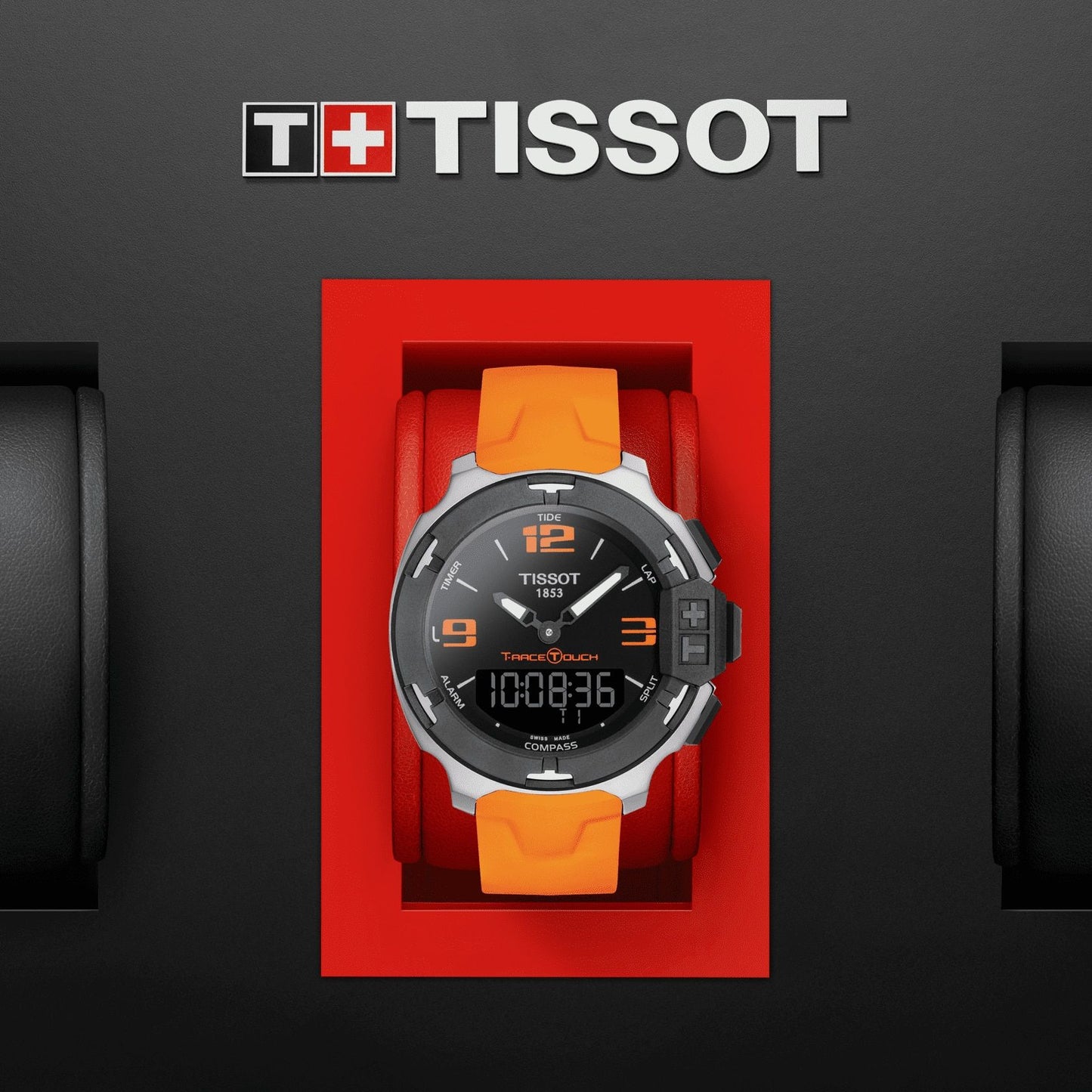 Tissot T-Race Touch (Synthetic, Orange) Arabic And Indexes