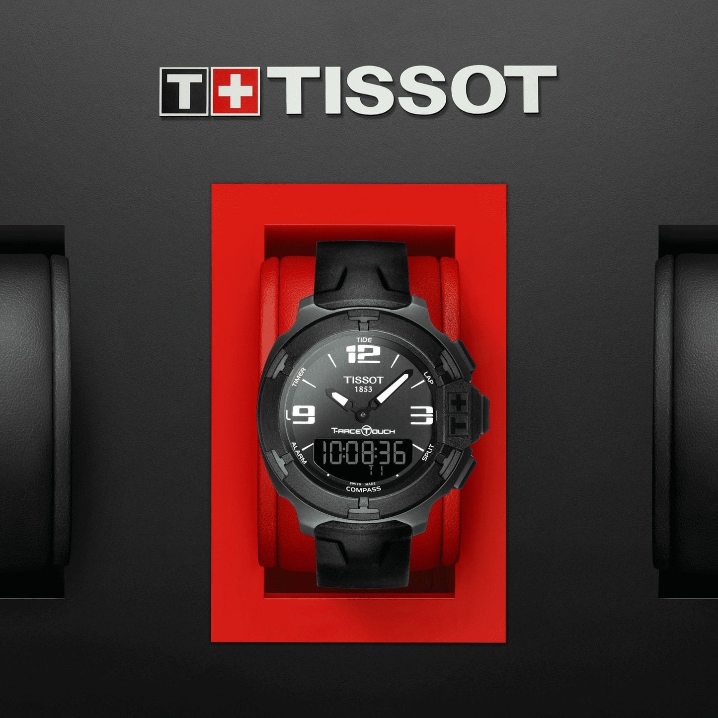 Tissot T-Race Touch Aluminium (Silicone, Black) Arabic And Indexes