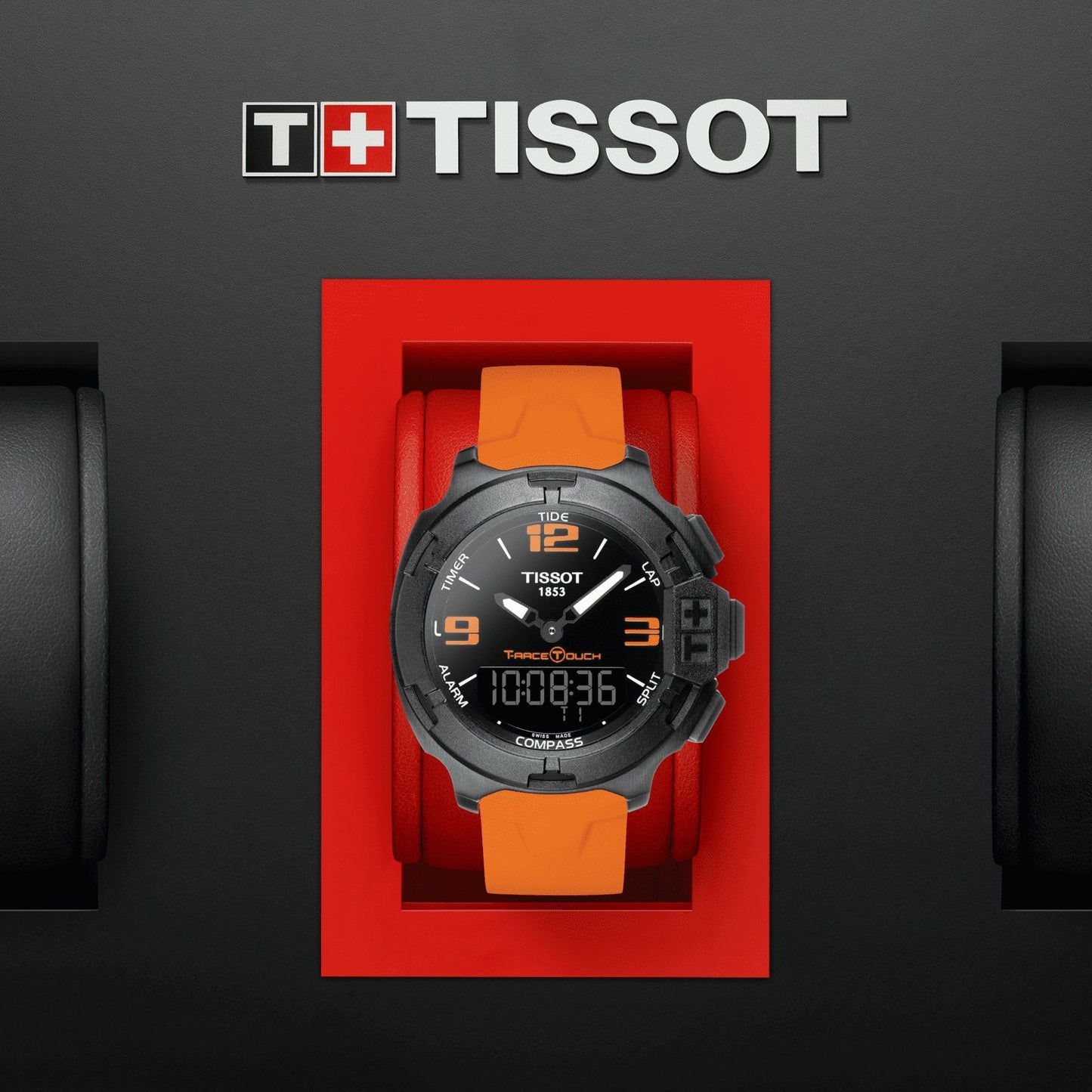 Tissot T-Race Touch Aluminium (Synthetic, Orange) Arabic And Indexes