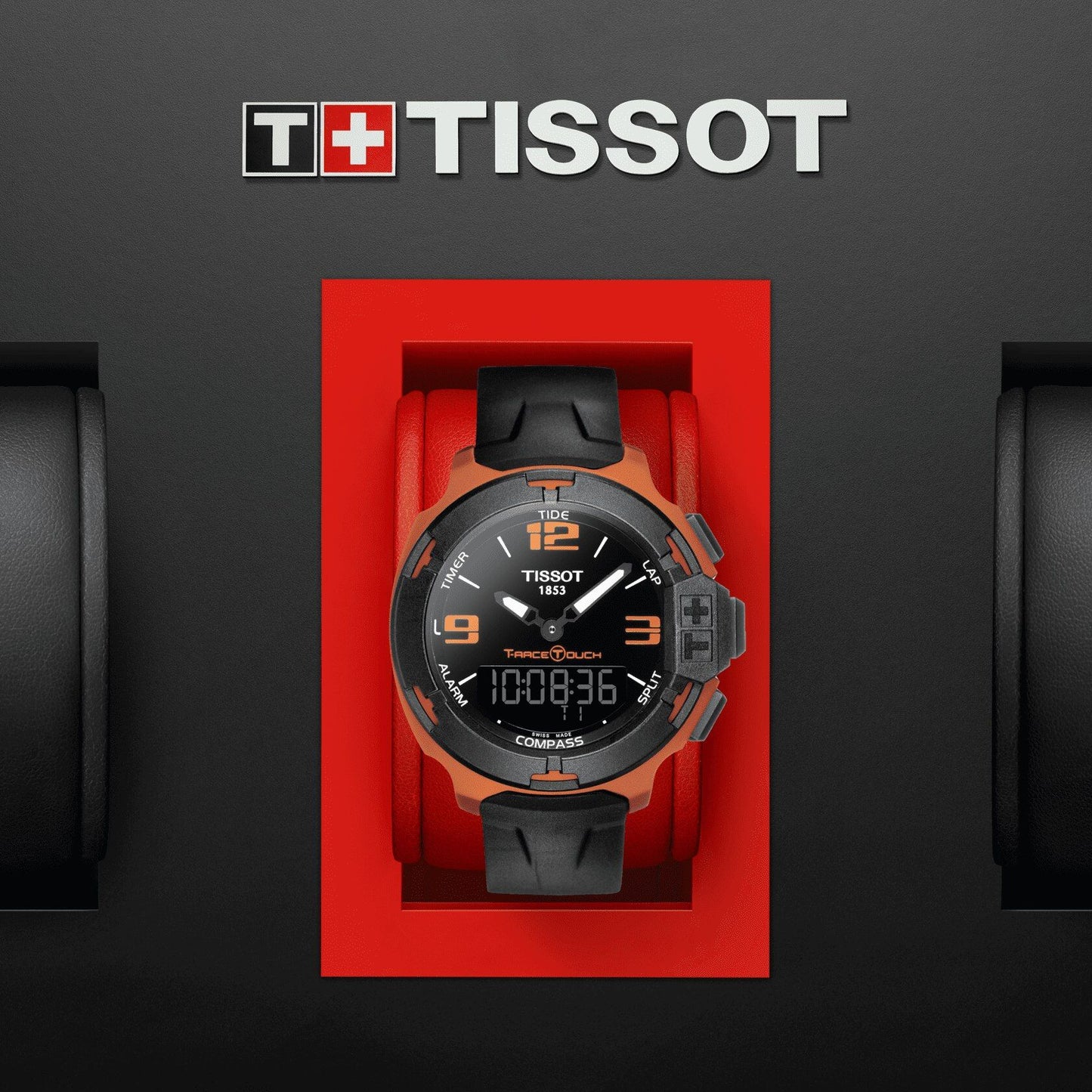 Tissot T-Race Touch Aluminium (Silicone, Black) Arabic And Indexes
