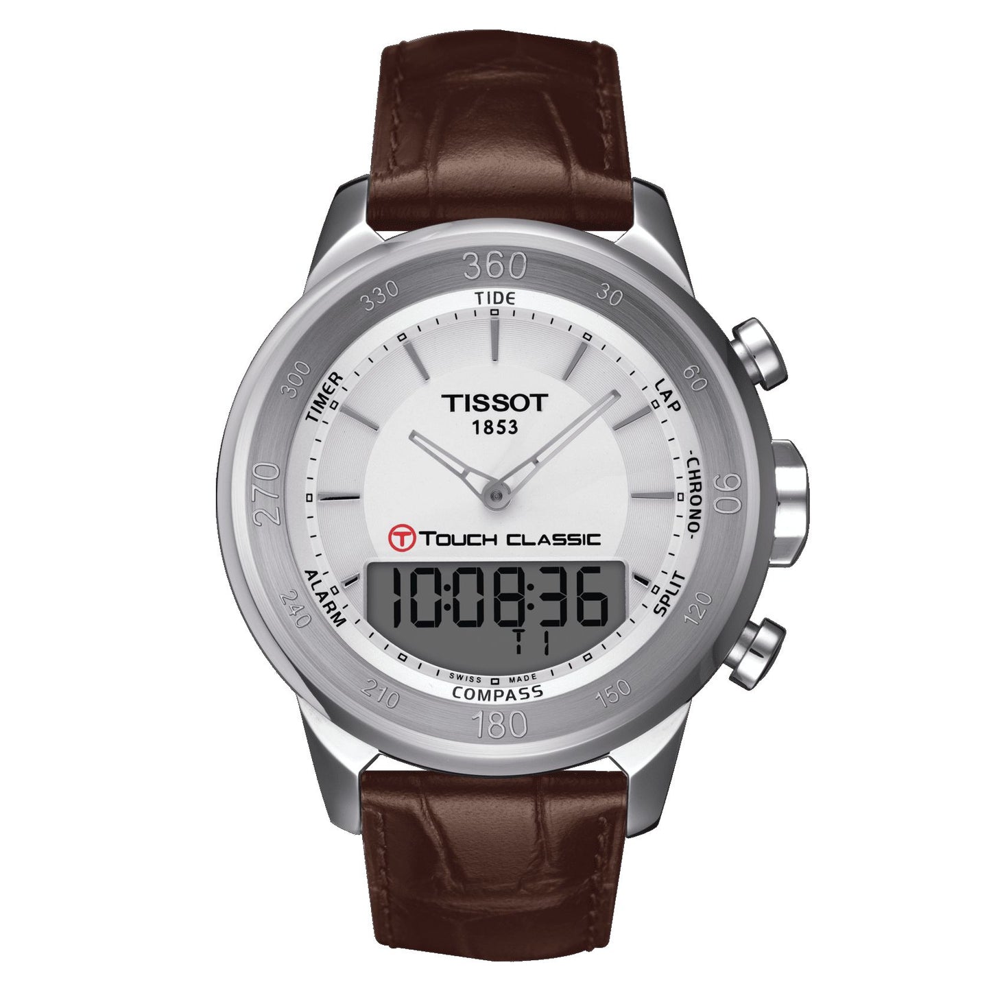 Tissot T-Touch Classic (Leather, Brown) Indexes