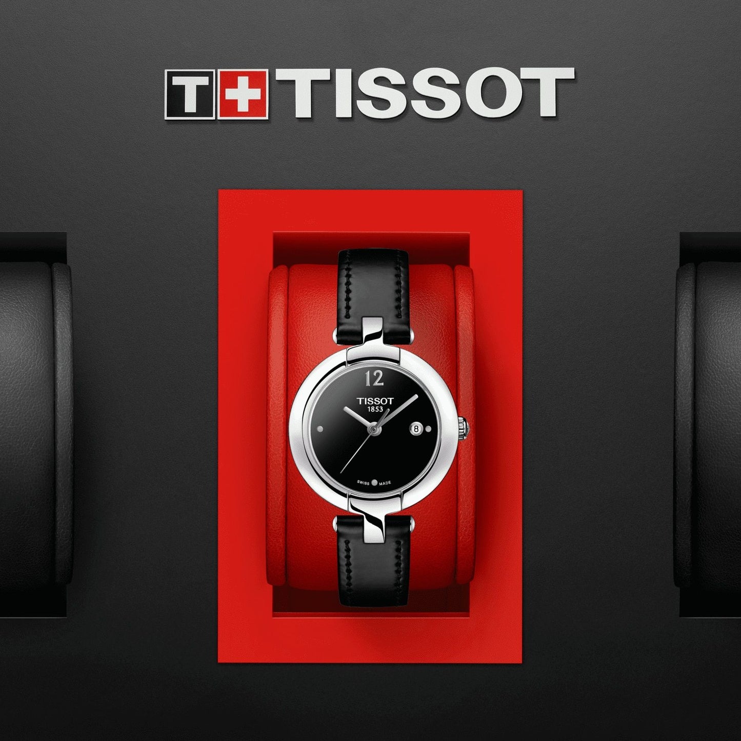 Pinky By Tissot (Leather, Black) Arabic And Indexes