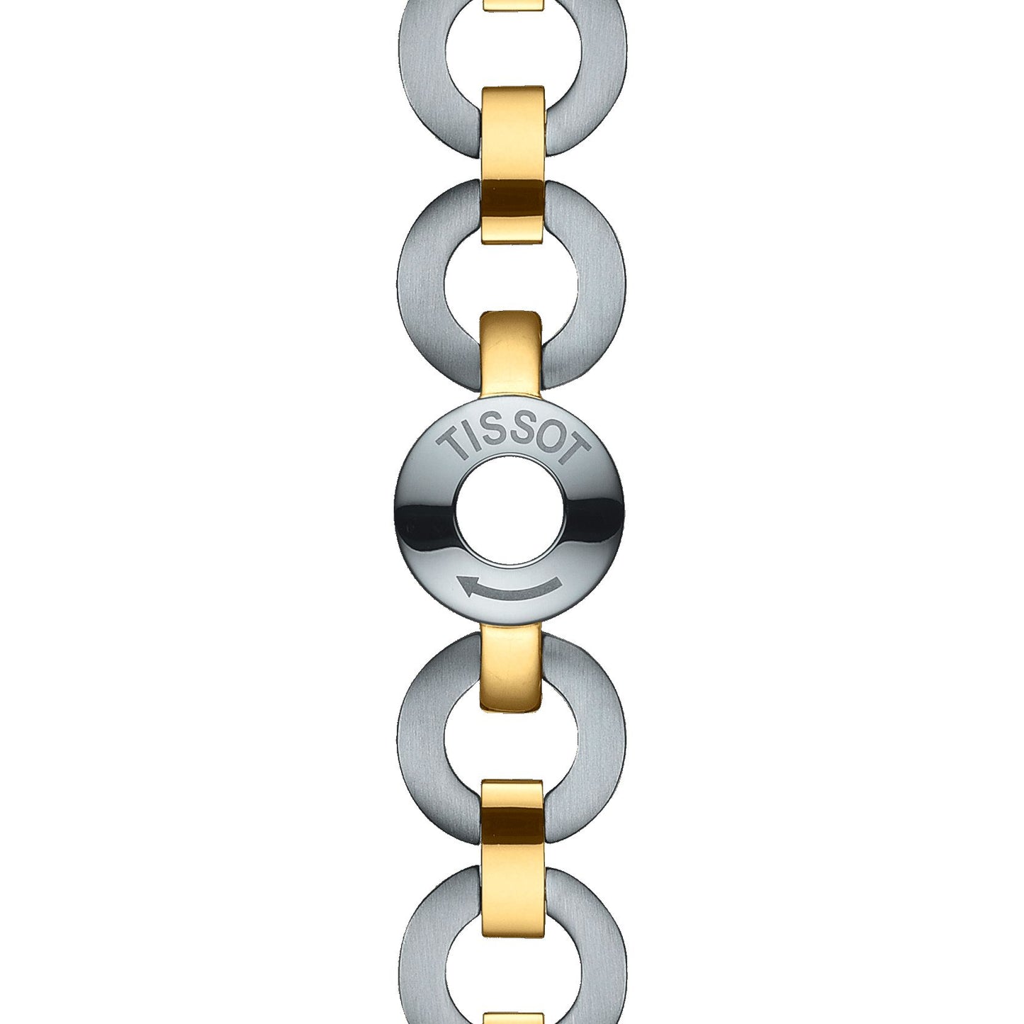 Pinky By Tissot (Stainless Steel, Grey/Golded) Arabic And Indexes