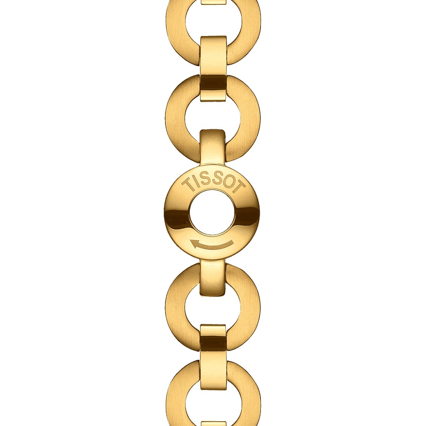 Pinky By Tissot (Stainless Steel, Golded) Arabic And Indexes