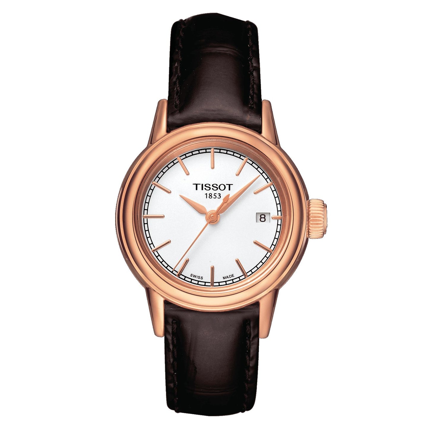 Tissot Carson Lady (Leather, Brown) Indexes