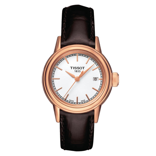 Tissot Carson Lady (Leather, Brown) Indexes