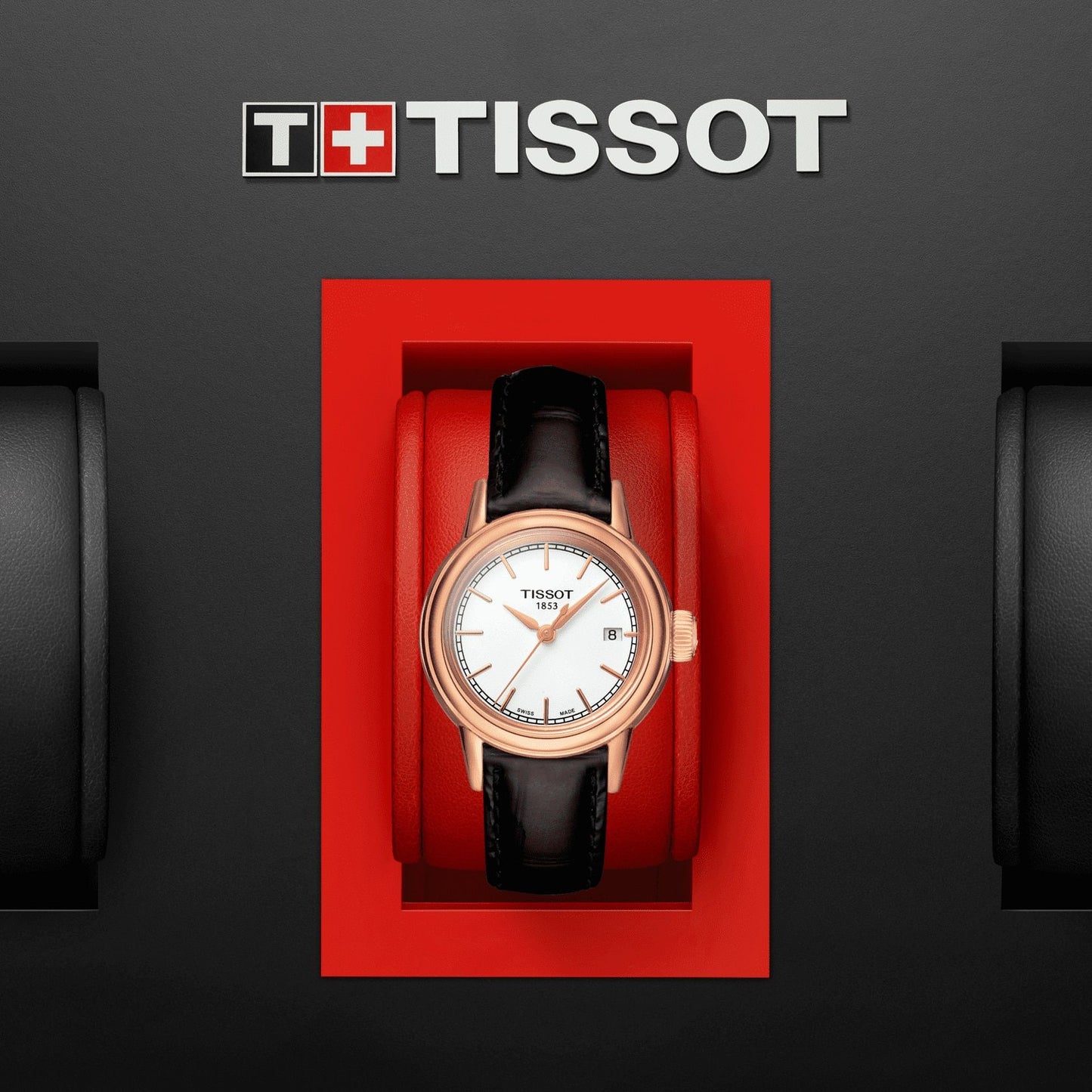 Tissot Carson Lady (Leather, Brown) Indexes