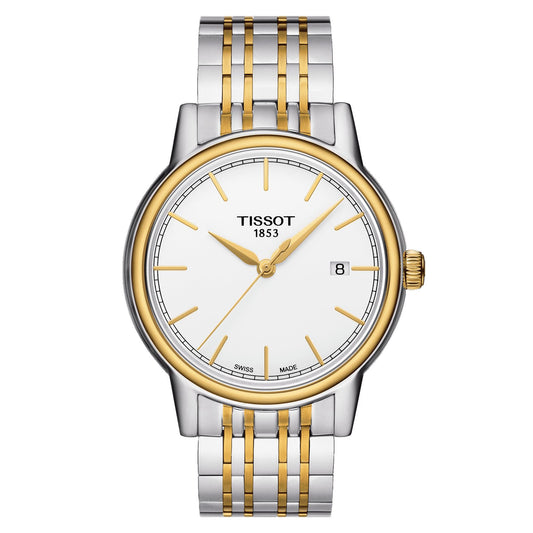 Tissot Carson (Stainless Steel, Grey/Yellow Gold 1N14) Indexes
