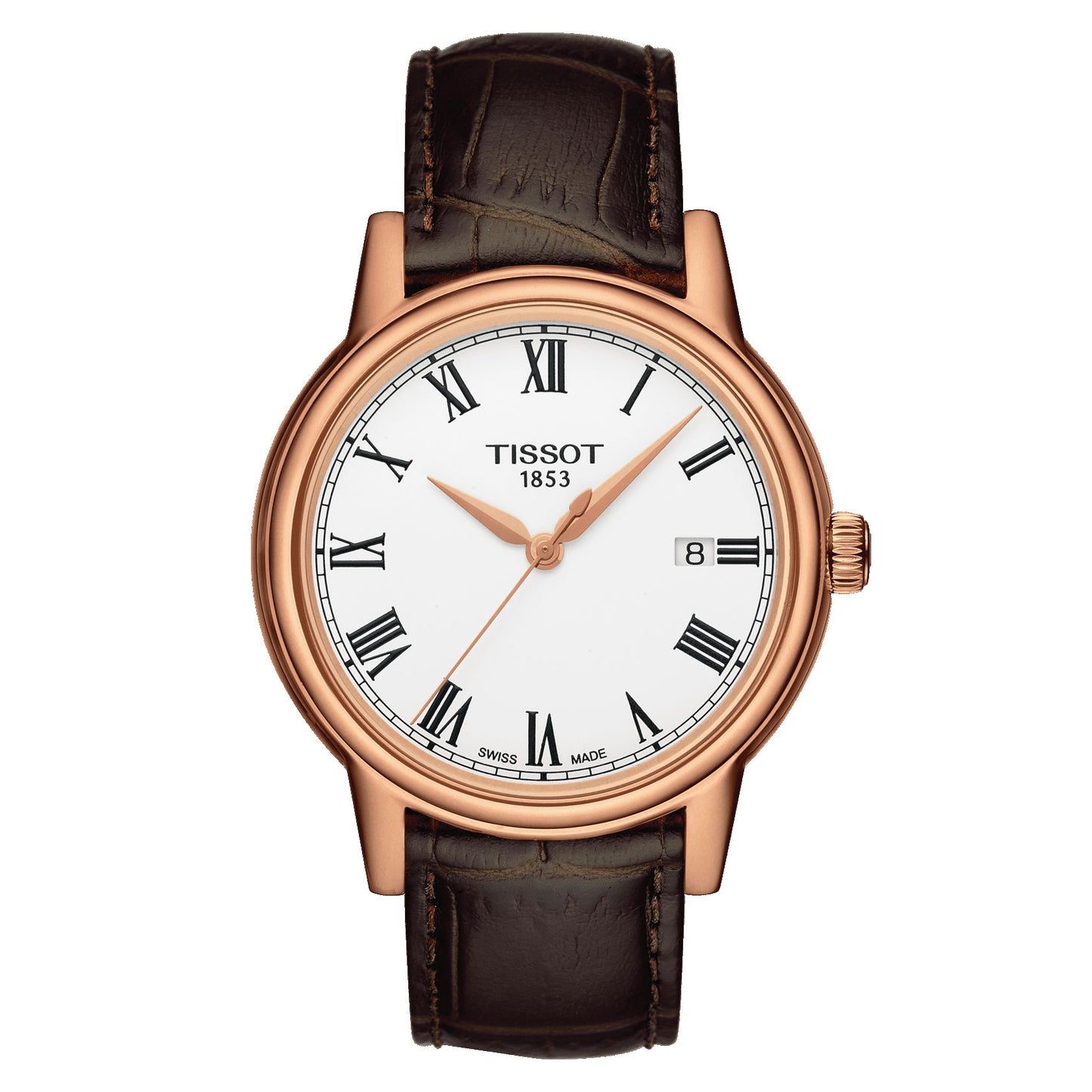 Tissot Carson (Leather, Brown) Roman